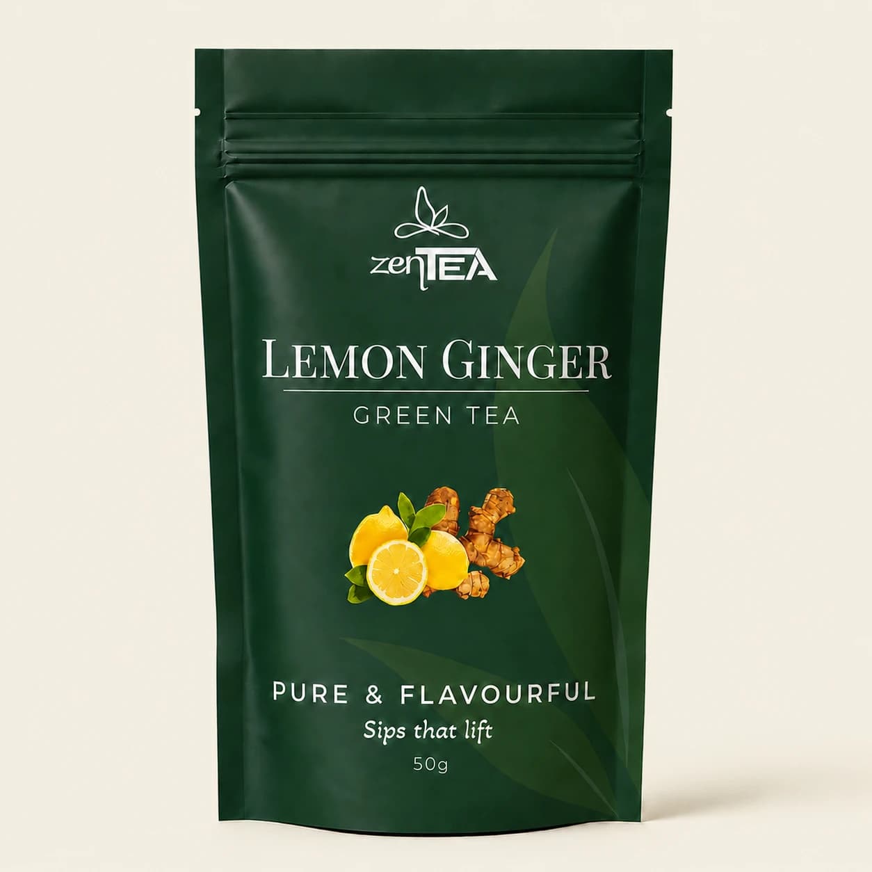 Lemon Ginger Green Tea view 1