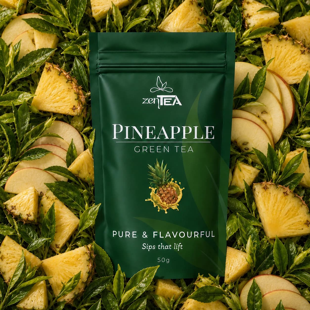 Pineapple Green Tea view 3